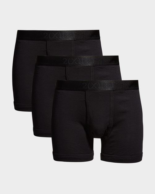 Men's 3-Pack Pima Cotton Boxer Briefs
