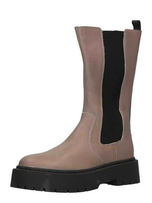 STEVE MADDEN Boots chelsea 'Vivianne' greige / nero