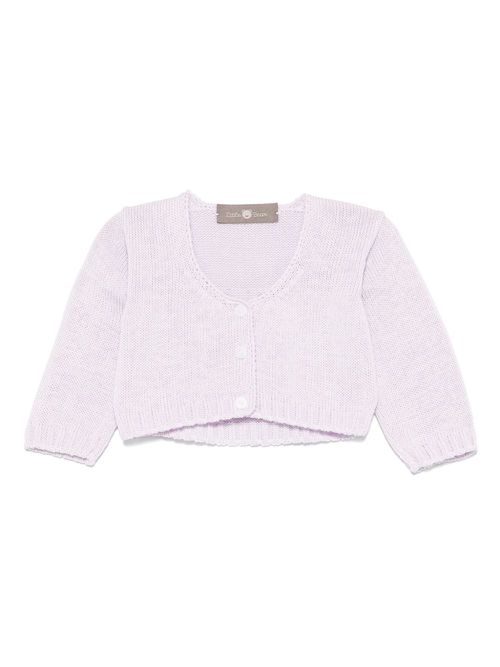 Little Bear knitted cardigan - Purple