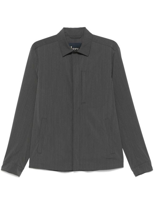 Cotton Blend Shirt — Grey