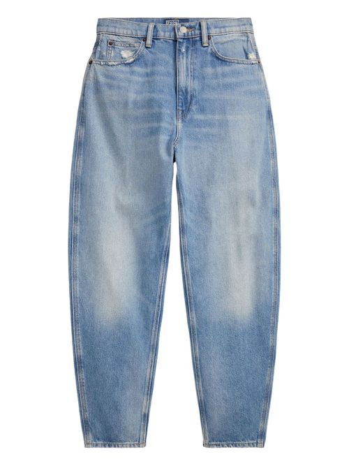 Light-wash distressed jeans - Blue