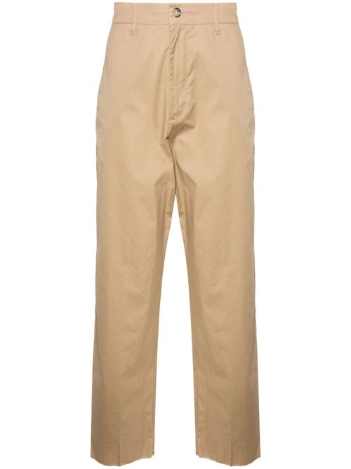 Mid-rise tapered chinos - Neutrals