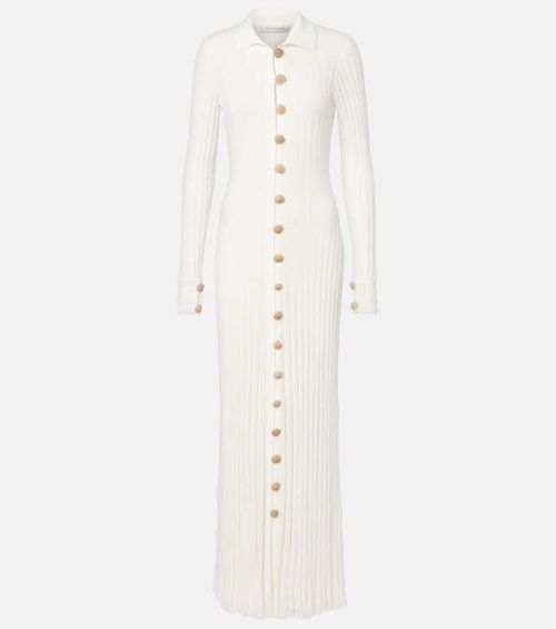 Sundial Shell cotton-blend maxi dress
