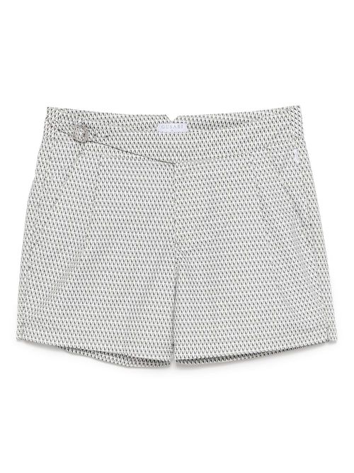 London print swim shorts - Grey