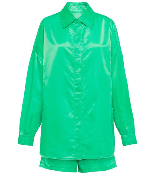 Perla shirt jacket and shorts set