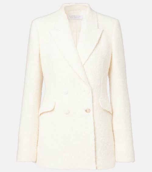Stephanie cashmere and wool-blend blazer