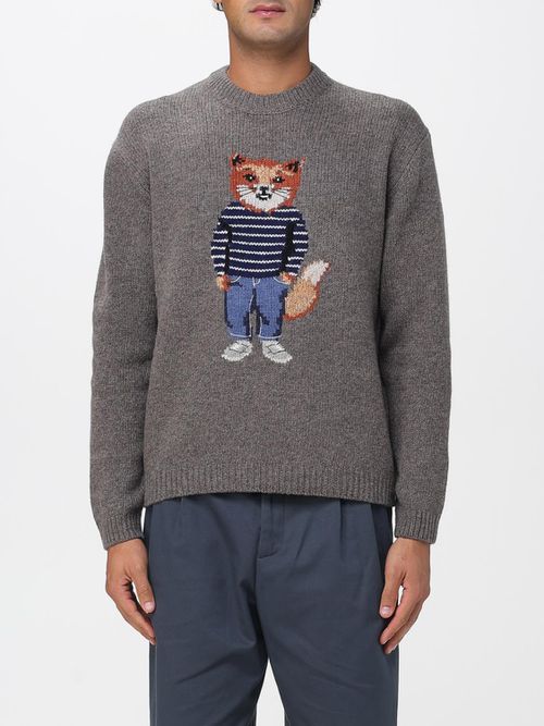 Sweatshirt MAISON KITSUNÉ Men color Grey