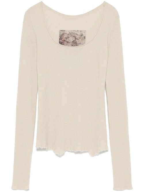 Cashmere top - Neutrals