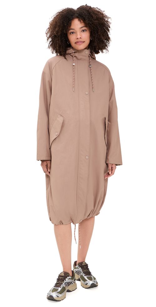 Midi Rain Jacket Brownie