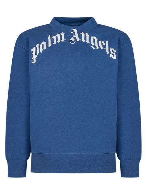 Kids Blue Logo Sweatshirt