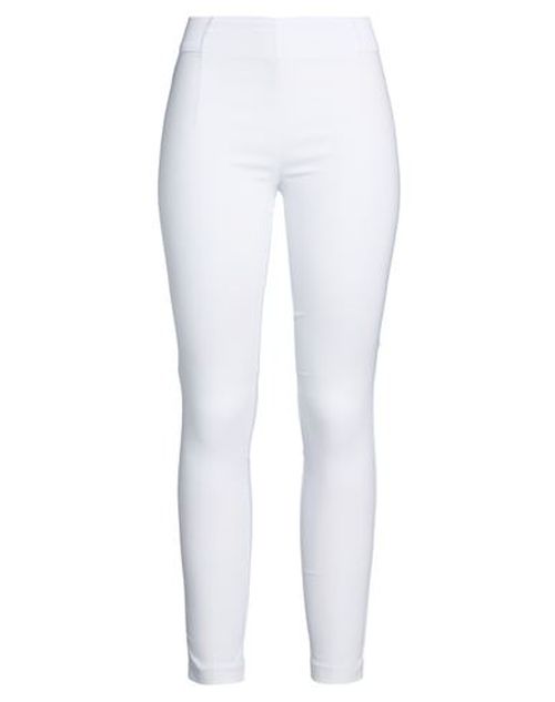 Woman Pants White Size 10 Viscose, Polyamide, Elastane