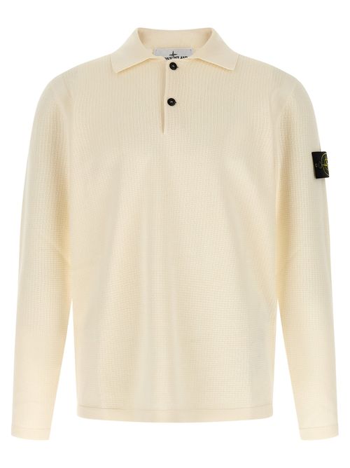 Cotton Polo Polo Shirt — Beige