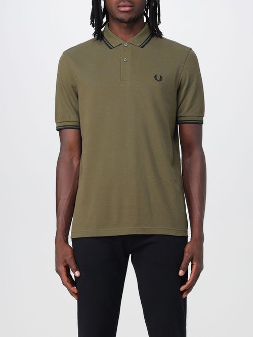 Polo Shirt Men color Emerald