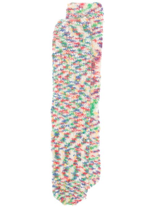 Knitted wool-mohair socks - Neutrals
