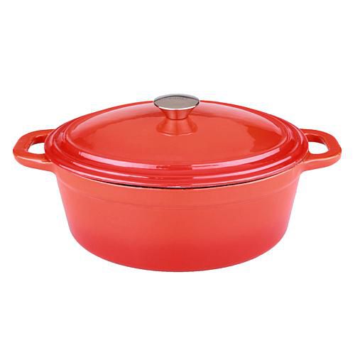 Neo 8qt Cast Iron Oval Covered Dutch Oven