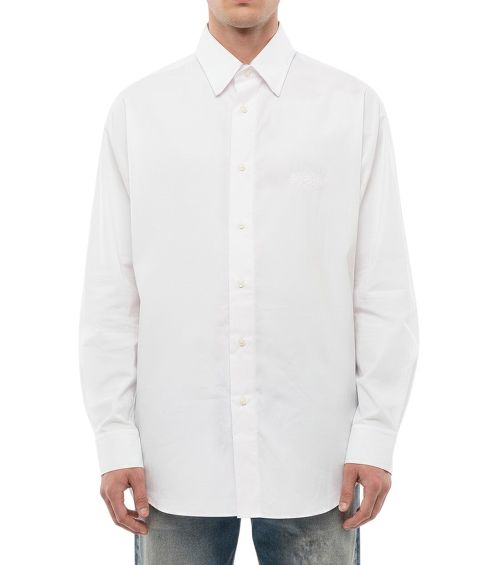 White Relaxed Logo Shirt