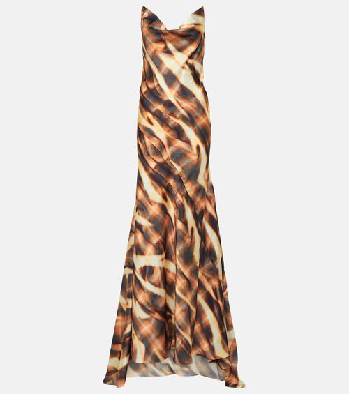 Printed gown