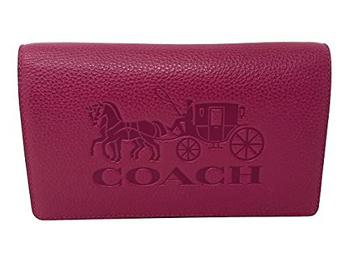 Coach Anna Foldover Clutch Crossbody in Colorblock With Horse and Carriage