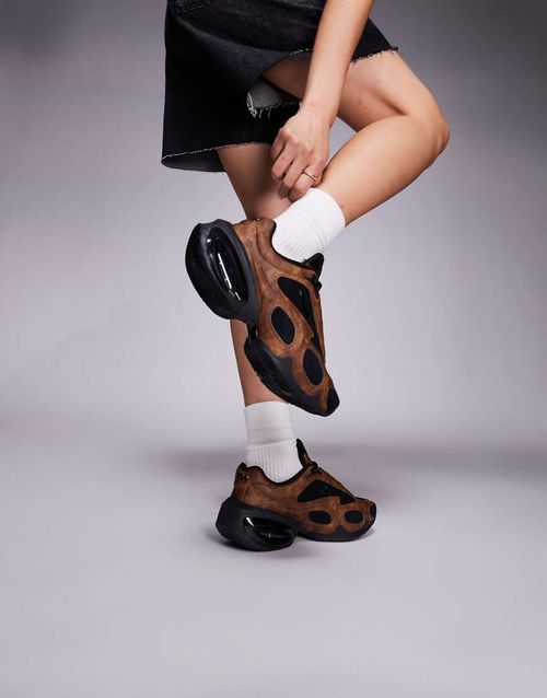 Air Max Muse sneakers in brown and silver