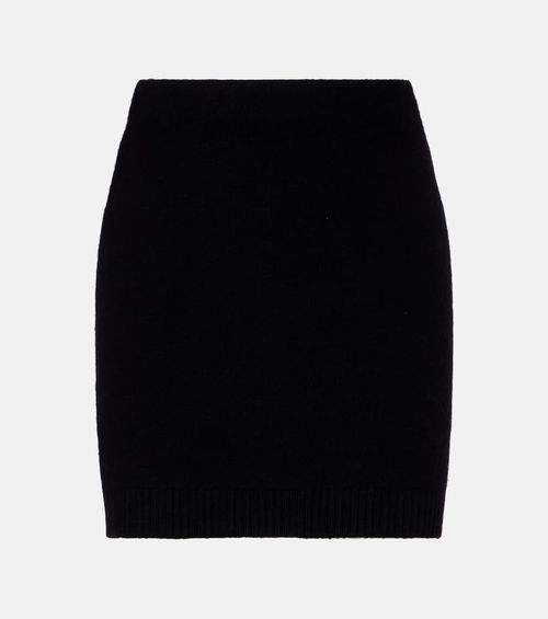 Knitted miniskirt