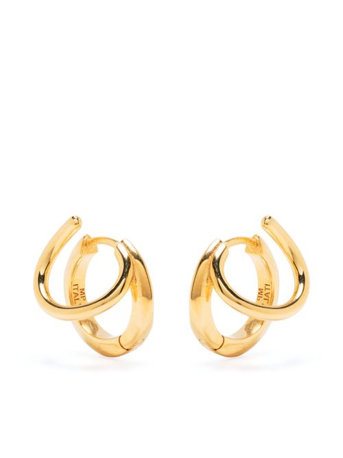Stellar hook-clip hoops - Gold