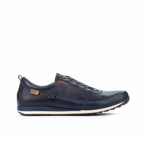 Pikolinos for man. M2A-6252 Liverpool M2A leather shoes blue (45), Laces, Casual
