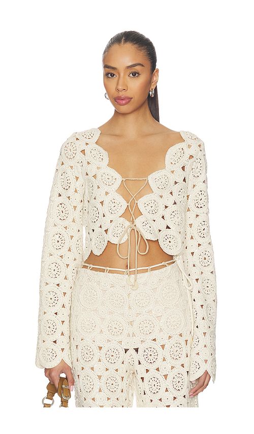 AZULU Nica Top in Neutral. L. Also in M, S, XL