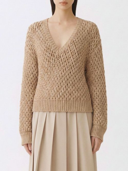 Sweater Woman color Beige