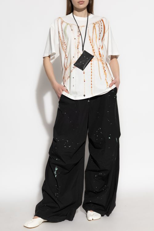 MM6 Maison Margiela T-shirt With Print, Women's, White