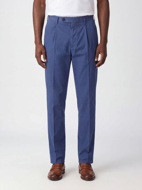 Pants Men color Blue