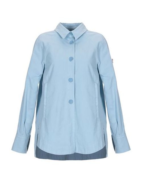 Woman Shirt Sky blue Size 6 Cotton