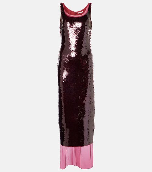 Nehemia sequined layered gown