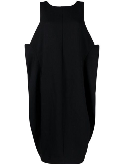 Sleeveless puffball dress - Black
