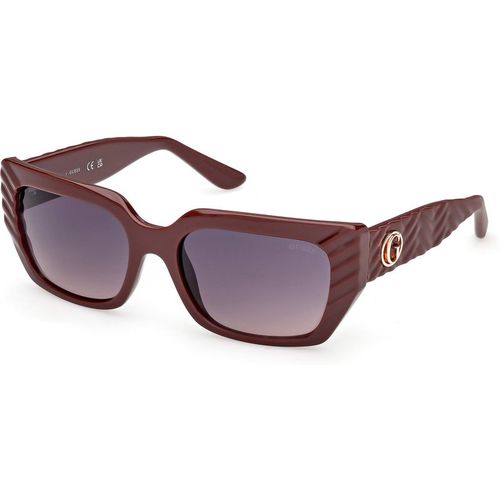 Guess Mujer Guess GU00254 69Z Gafas de sol Inyectado Burdeos Violeta Cuadrada Norma