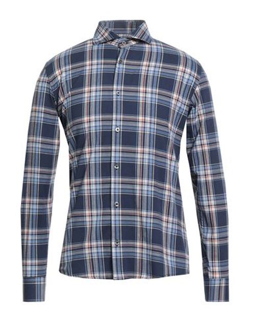 Man Shirt Navy Size 15 ¾ Cotton, Elastane
