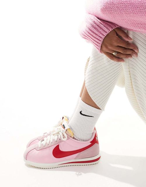 Cortez sneakers in pink and red