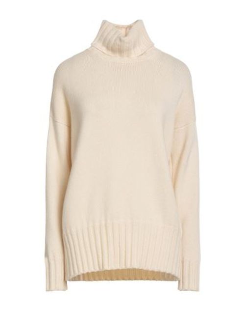 Woman Turtleneck Ivory Size 10 Cashmere
