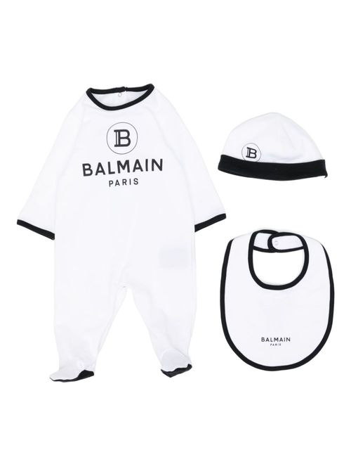 Two-piece babygrow sets - White