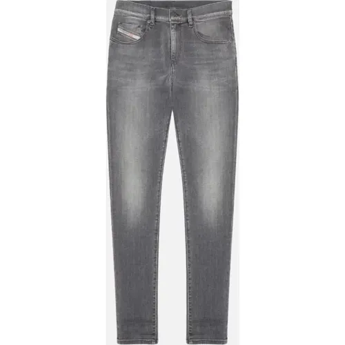 Men's Diesel 2019 D-Strukt Grey Wash Jeans - Size: 28/30