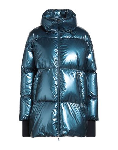 Laminar Woman Puffer Blue Size 2 Polyamide, Polyurethane, Polyester, PET (Polyethylene terephthalate)