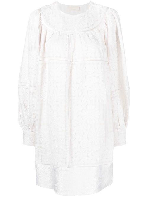 Bianca floral-print dress - White