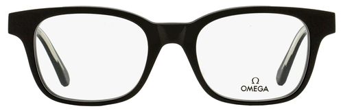 OM5004H Rectangular Acetate Eyeglasses — Black