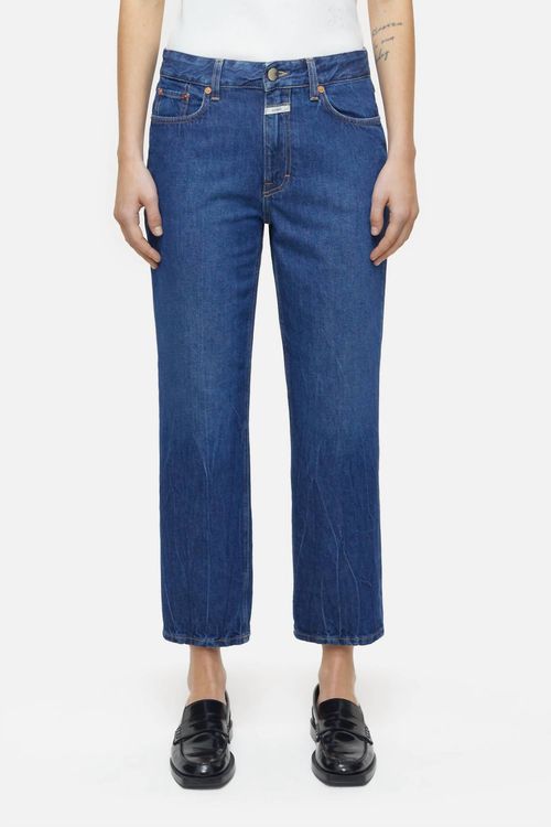 Milo Mid-Waist Jean In Dark Blue
