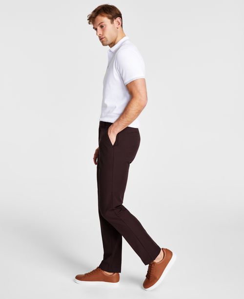 Men's Classic Fit Performance Dress Pants - Blackberry