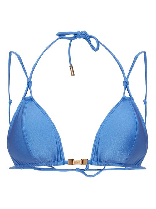 Triangle-cup bikini top - Blue