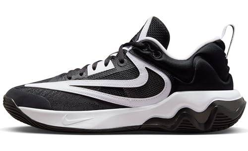 NIKE Giannis Immortality 3 Basketball Shoes (DZ7533-004, Black/University RED-Pure Platinum)