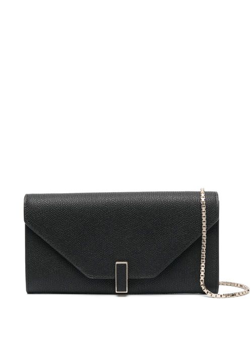 Iside chain-strap leather bag - Black