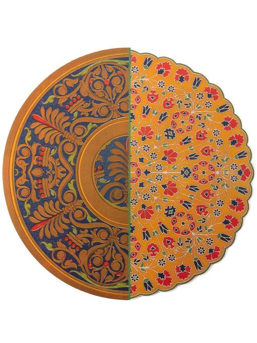 Geometric-print patchwork tablemats - HYBRID