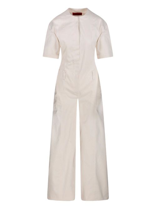 THELATEST short sleeve jumpsuit - White