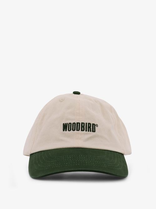 2336013 Cotton Twill Colorblock Baseball Cap — Beige